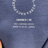 【Unisex M ネイビー系】 2022 Yamatomichi ( 山と道 ) 100% メリノ フーディ 100% Merino Hoody 中厚手 ハーフジップ カンガルーポケット メリノウール ウェア トップス インナー シャツ フーディ ウール z0006