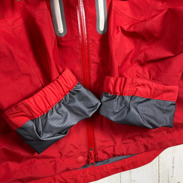 Women's Large Red Montbell Stream Jacket, Nylon, Hardshell Outerwear, GORE-TEX (Z00053738)