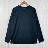 【Men's M ブラック系】 Houdini ( フーディニ ) カバー クルー Cover Crew ポリエステル ウェア トップス インナー シャツ ロングスリーブTシャツ クルーネック 化繊 z00059691  化繊 ロングスリーブTシャツ クルーネック