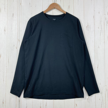 【Men's M ブラック系】 Houdini ( フーディニ ) カバー クルー Cover Crew ポリエステル ウェア トップス インナー シャツ ロングスリーブTシャツ クルーネック 化繊 z00059691  化繊 ロングスリーブTシャツ クルーネック