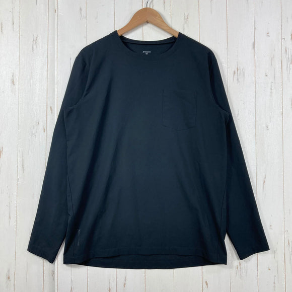 【Men's M ブラック系】 Houdini ( フーディニ ) カバー クルー Cover Crew ポリエステル ウェア トップス インナー シャツ ロングスリーブTシャツ クルーネック 化繊 z00059691  化繊 ロングスリーブTシャツ クルーネック