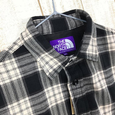 【Women's S ブラック系】 The North Face ( ザ・ノースフェイス ) × ナナミカ パープルレーベル ツイル チェック シャツ Twill Check Shirt NT3958N Asian Women's 化繊 ロングスリーブシャツ インナー - 【公式】2ndGEAR（セカンドギア）Webショップ【登山用品・アウトドア用品専門 買取販売店】