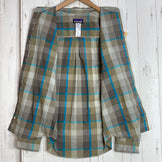 【Men's XS グレー系】 2014 Patagonia ( パタゴニア ) ロングスリーブ ゴーン アゲイン シャツ Long-Sleeved Gone Again Shirt MTEW ナイロン ウェア トップス インナー シャツ ロングスリーブシャツ 化繊