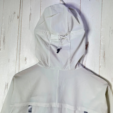 男女通用中号象牙色 Paper Sky Wear Wind Shell 连帽衫，ECRU 尼龙，软壳夹克，外套，z00053704，ECRU