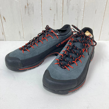 [Men's 26.7cm Gray] La Sportiva TX4 Evo Carbon / Cherry Tomato Footwear Approach Shoes z00057877 Carbon / Cherry Tomato Approach Shoes Footwear