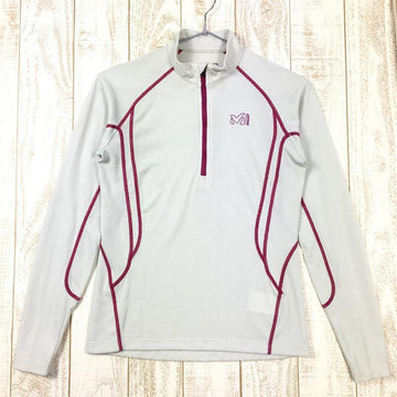 【Women's XS アイボリー系】 Millet ( ミレー ) シャルトルーズ ジップ ロングスリーブ シャツ MIV0929 Women's 化繊 ロングスリーブシャツ インナー シャツ トップス ウェア - 【公式】2ndGEAR（セカンドギア）Webショップ【登山用品・アウトドア用品専門 買取販売店】