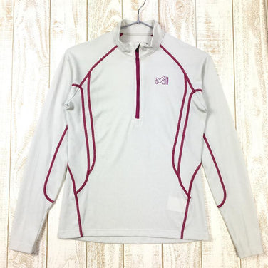 【Women's XS アイボリー系】 Millet ( ミレー ) シャルトルーズ ジップ ロングスリーブ シャツ MIV0929 Women's 化繊 ロングスリーブシャツ インナー シャツ トップス ウェア - 【公式】2ndGEAR（セカンドギア）Webショップ【登山用品・アウトドア用品専門 買取販売店】