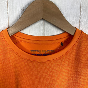 【Men's M オレンジ系】 Mammut ( マムート ) メンヒ ライト ティーシャツ Moench Light T-Shirt アイガーエクストリームシリーズ ポリエステル ウェア トップス インナー シャツ ショートスリーブTシャツ クルーネック 化繊 z