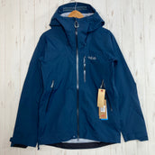 【Men's S ネイビー系】 Rab ( ラブ ) ファイアウォール マウンテン ジャケット Firewall Mountain Jacket テンペストブルー ナイロン ウェア トップス アウター ジャケット レインシェル z00060250 テンペストブルー