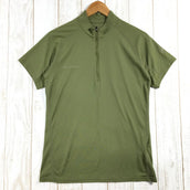【Men's S グリーン系】 Mammut ( マムート ) パフォーマンス ドライ ジップ Tシャツ Performance Dry Zip T-Shirt ショートスリーブ 1017-00440 Men's 化繊 ショートスリーブシャツ インナー シャツ ト - 【公式】2ndGEAR（セカンドギア）Webショップ【登山用品・アウトドア用品専門 買取販売店】