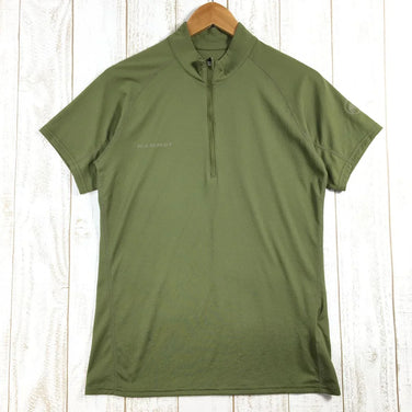 【Men's S グリーン系】 Mammut ( マムート ) パフォーマンス ドライ ジップ Tシャツ Performance Dry Zip T-Shirt ショートスリーブ 1017-00440 Men's 化繊 ショートスリーブシャツ インナー シャツ ト - 【公式】2ndGEAR（セカンドギア）Webショップ【登山用品・アウトドア用品専門 買取販売店】
