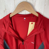 【Men's L レッド系】 Montbell ( モンベル ) クール ロングスリーブ ジップシャツ Cool Long Sleeve Zip Shirt ポリエステル ウェア トップス インナー シャツ ロングスリーブシャツ 化繊 z00058443  化繊