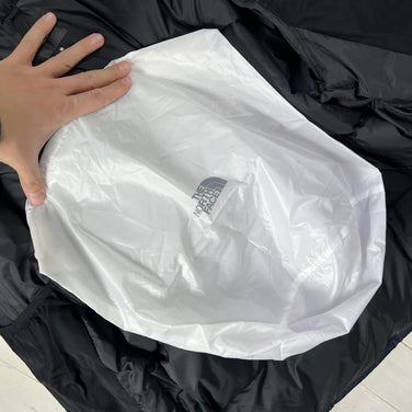 【Men's M ネイビー系】 The North Face ( ザ・ノースフェイス ) ウィンド ストッパー ヌプシ フーディ WS Nuptse Hoodie ダウン ウェア トップス アウター ジャケット ダウンインサレーション GORE-TEX Windst