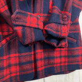 【Men's L レッド系】 1970s Pendleton ( ペンドルトン ) ウール CPO ジャケット Wool CPO Jacket ビンテージ オリジナル 入手困難 旧タグ ウール ウェア トップス インナー シャツ ロングスリーブシャツ ウール z0