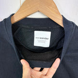 【Women's M ブラック系】 And Wander ( アンドワンダー ) コットン ウール スウェット ワンピース Cotton Wool Sweat Dress ウール混 日本製 コットン ウェア ドレス ワンピース z00061131  ドレス ワンピース