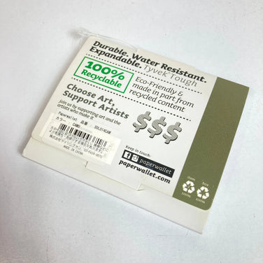 【OneSize グリーン系】 Paperwallet（ペーパーウォレット） ペーパーウォレット Paperwallet カモ タイベック バッグ ストレージ 財布 ウォレット z00052935 カモ 財布 ウォレット バッグ ストレージ