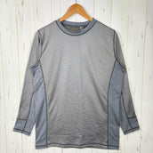 【Women's M グレー系】 Foxfire ( フォックスファイヤー ) トランスウェット EX ヒート クルー TS EX HEAT Crew アクティブフリース ポリエステル ウェア トップス インナー シャツ ロングスリーブTシャツ クルーネック 化繊 T