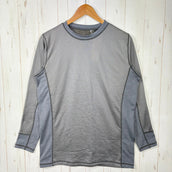 【Women's M グレー系】 Foxfire ( フォックスファイヤー ) トランスウェット EX ヒート クルー TS EX HEAT Crew アクティブフリース ポリエステル ウェア トップス インナー シャツ ロングスリーブTシャツ クルーネック 化繊 T