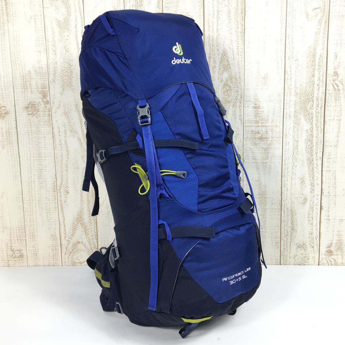 [女式 OneSize 蓝色] Deuter Aircontact Lite 30+5 Slim Aircontact Lite 30+5 Sl Act 背包 D4340018 女式容量 [30L-54L] 背包包流浪包