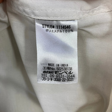 [Men's S Ivory] Montbell Meadow Shirt Light Polyester Wear Top Inner Shirt Long-sleeve shirt Chemical fiber z00057202 Chemical fiber Long-sleeve shirt Inner
