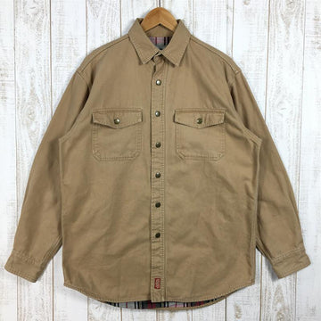 【Men's S ブラウン系】 Ems Eastern Mountain Sports ( イーエムエス ) フランネルラインド キャンバス シャツ ジャケット International Men's コットン アウター ジャケット トップス ウェア - 【公式】2ndGEAR（セカンドギア）Webショップ【登山用品・アウトドア用品専門 買取販売店】