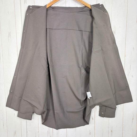 【Men's XL ブラウン系】 Ridge Mountain Gear ( リッジマウンテンギア ) メリノ ベーシック ロングスリーブ シャツ Merino Basic Long Sleeve Shirt Cinder Brown z00058947 Cinder