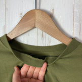 【Men's S Green】 Teton Bros. Pole Pedal Paddle Tee Polyester Wear Top Inner Shirt Short-Sleeve T-Shirt Crew Neck Synthetic z00055455