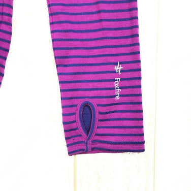 【Women's M パープル系】 Foxfire ( フォックスファイヤー ) Pp ウール ボーダー ジップ ポリプロピレン メリノウール ジップネック ロングスリーブ シャツ 8115043 Asian Women's ウール ロングスリーブシャツ インナー シ - 【公式】2ndGEAR（セカンドギア）Webショップ【登山用品・アウトドア用品専門 買取販売店】