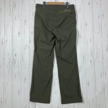 【Men's L グリーン系】 Montbell ( モンベル ) ストレッチ O.D. パンツ メンズ Stretch O.D. Pants Men's 1WAYストレッチ リップストップ はっ水加工 ナイロン ウェア ボトムス ロングパンツ ソフトシェル z00