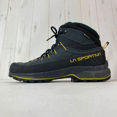 【Men's 26.1cm グレー系】 La Sportiva ( ラ・スポルティバ ) トラバースX4 エボ ミッド ゴアテックス TX4 Evo Mid GTX Carbon / Bamboo GORE-TEX Vibram MEGAGRIP フットウェア トレッキング