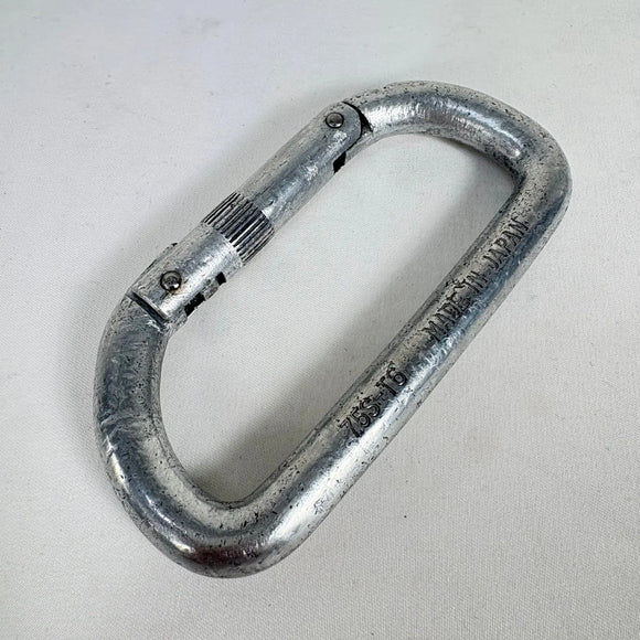 【OneSize シルバー系】 1970s Evernew ( エバニュー ) ヴィンテージ カラビナ 4個セット Vintage Carabiner 4-Piece Set PIONEER刻印 スクリューロック混在 ロッククライミングギア z00061781  ロ