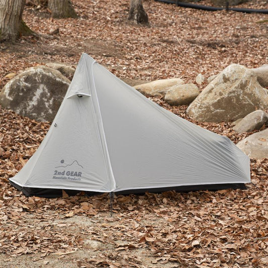 [One Size Gray] 2ndGEAR Mountain Products Forest Limit I Mountain Tent Double Wall Ultra Light Gray / 20D Ripstop Sil