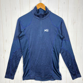 【Men's M ネイビー系】 Millet ( ミレー ) ハーフジップ ロングスリーブシャツ ウェア トップス インナー シャツ ロングスリーブシャツ 化繊 z00055205  化繊 ロングスリーブシャツ インナー シャツ トップス ウェア