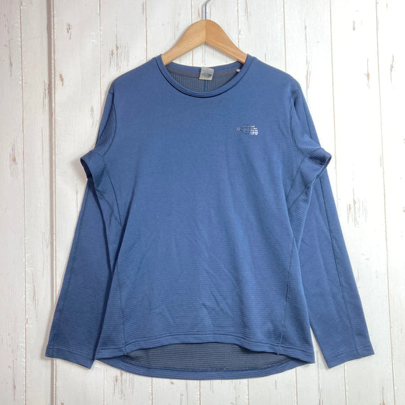 【Women's M ネイビー系】 The North Face ( ザ・ノースフェイス ) フラッシュドライクルー L/S Flash Dry Crew ポリエステル ウェア トップス インナー シャツ ロングスリーブTシャツ クルーネック 化繊 z00057596