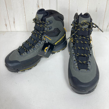 【Men's 27.0cm ブラック系】 La Sportiva ( ラ・スポルティバ ) トラバースX5 エボ ミッド GTX TX5 Evo Mid GTX Carbon / Yellow GORE-TEX ePE Vibram Megagrip 3D Flex Evo