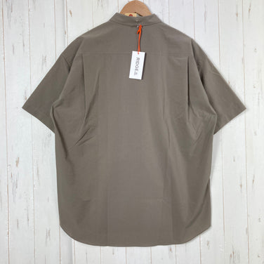 【Men's XL ベージュ系】 Ridge Mountain Gear ( リッジマウンテンギア ) ベーシックショートスリーブシャツ Basic SHort Sleeve Shirt			 Tawny Brown ポリエステル ウェア トップス インナー シャツ