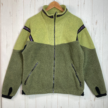 【Men's S グリーン系】 1990s Alf ( アルフ ) チロリアン ポーラテック フリース ジャケット Tyrolean Polartec Fleece Jacket 生産終了モデル 入手困難 アメリカ製 ポリエステル ウェア トップス アウター ジャケ