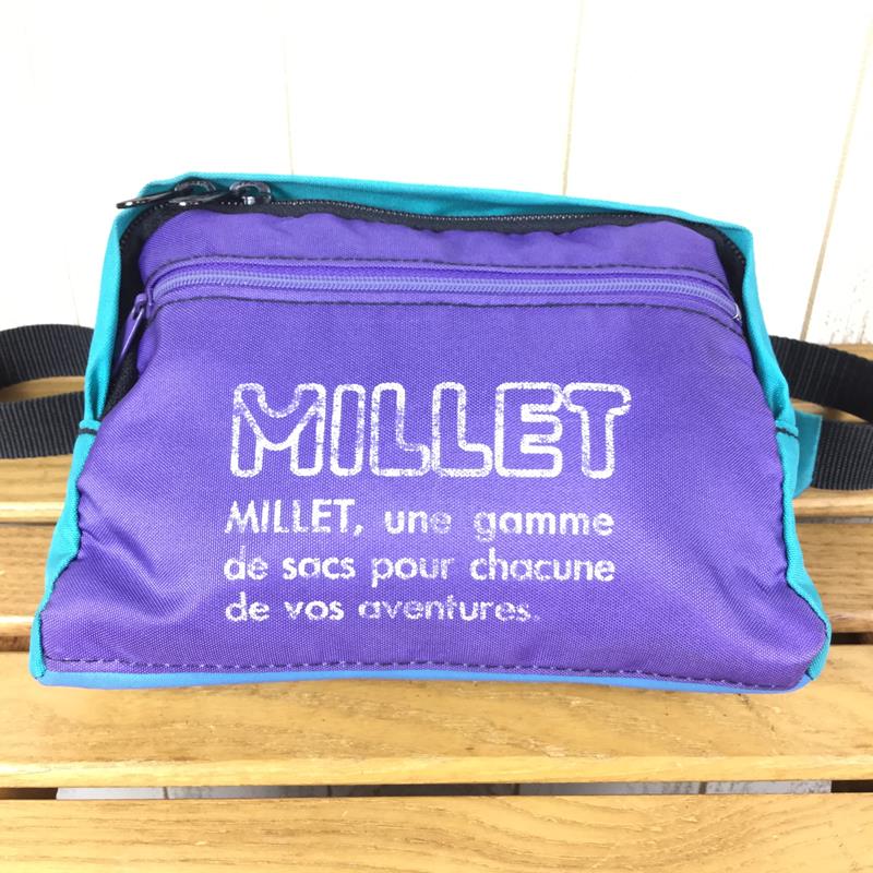 【OneSize パープル系】 Millet ( ミレー ) 90S ヒップパック 生産終了モデル パープル・ターコイズ ウエストバッグ ヒップパック バッグ ストレージ