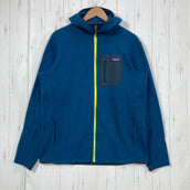【Men's L ネイビー系】 2021 Patagonia ( パタゴニア ) R1 エア フルジップ フーディ R1 Air Full-Zip Hoody CTRB 軽量 通気性 速乾性 リサイクルポリエステル100% ポリエステル ウェア トップス アウター