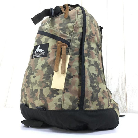 [OneSize 米色] Gregory 经典日用包 26L 瑞士迷彩 Cordura 尼龙美国制造旧标签银色标签很难获得瑞士迷彩日用包容量 [~29L] 包