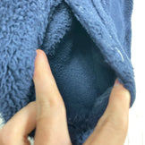 Men's Small Navy Gramicci Double Navy Boa Fleece Vest, Polyester, Z00054017.