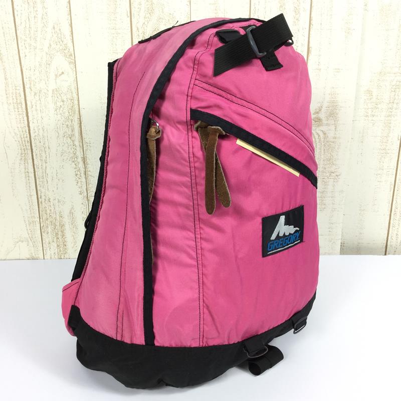 [One Size Pink] Gregory Classic Daypack 26L Fuchsia Blue Tag Old Tag Made in USA Backpack Hard to Find Fuchsia / Blue Letter Tag Daypack Capacity [