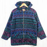 Unisex Small Navy 1980s Woolrich Native Wool Hooded Jacket, Vintage Original, Hard to Find, Woolwear Tops, Outerwear Jacket, Wool, z00052829