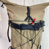 [Large Beige] Yamatomichi (Yama to Michi) Three Standard + Breathable Pad Set Nylon Bag Storage Backpack, Capacity [30L-54L] X-Pac VX21