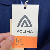 【Women's M ネイビー系】 Aclima ( アクリマ ) レジャーウール ピケシャツ Leisure Wool Pique Shirt 106815 232 Navy Blazer z00058208 232 Navy Blazer ウール ショートスリーブシ