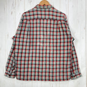 【Men's M グリーン系】 1994 Patagonia ( パタゴニア ) ヘビー フランネル シャツ Heavy Flannel Shirt Ombre Boxes / Auburn 生産終了モデル 入手困難 コットン ウェア トップス インナー シャツ ロ