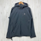 【Men's M ブラック系】 Haglofs ( ホグロフス ) レプタイル フード Reptile Hood ポリエステル ウェア トップス アウター ジャケット ソフトシェル ポーラテック・パワーシールド z00057980  ソフトシェル アウター ジャケッ