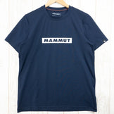 【Men's M ネイビー系】 Mammut ( マムート ) キューディー ロゴ プリント Tシャツ アジアンフィット QD Logo Print T-Shirt AF ポリエステル ウェア トップス インナー シャツ ショートスリーブTシャツ クルーネック z0 - 【公式】2ndGEAR（セカンドギア）Webショップ【登山用品・アウトドア用品専門 買取販売店】