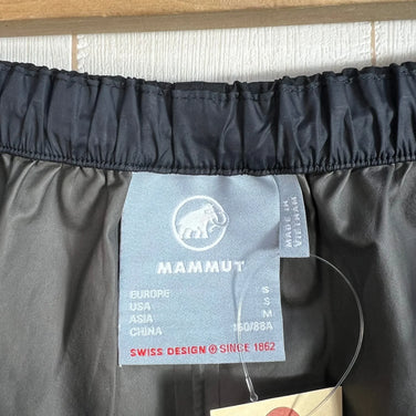 Mammut GORE-TEX 轻型雨裤，女款，小号，黑色。(z00054182)