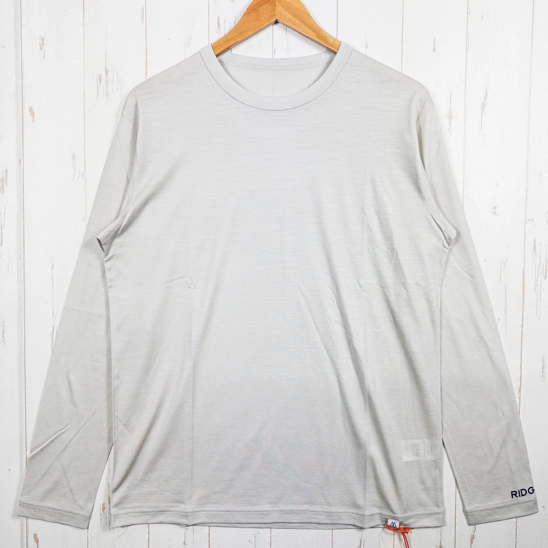 【Men's M グレー系】 Ridge Mountain Gear ( リッジマウンテンギア ) メリノ ベーシック ティー Merino Basic Tee White Cream メリノウール ウェア トップス インナー シャツ ロングスリーブTシャツ クル - 【公式】2ndGEAR（セカンドギア）Webショップ【登山用品・アウトドア用品専門 買取販売店】
